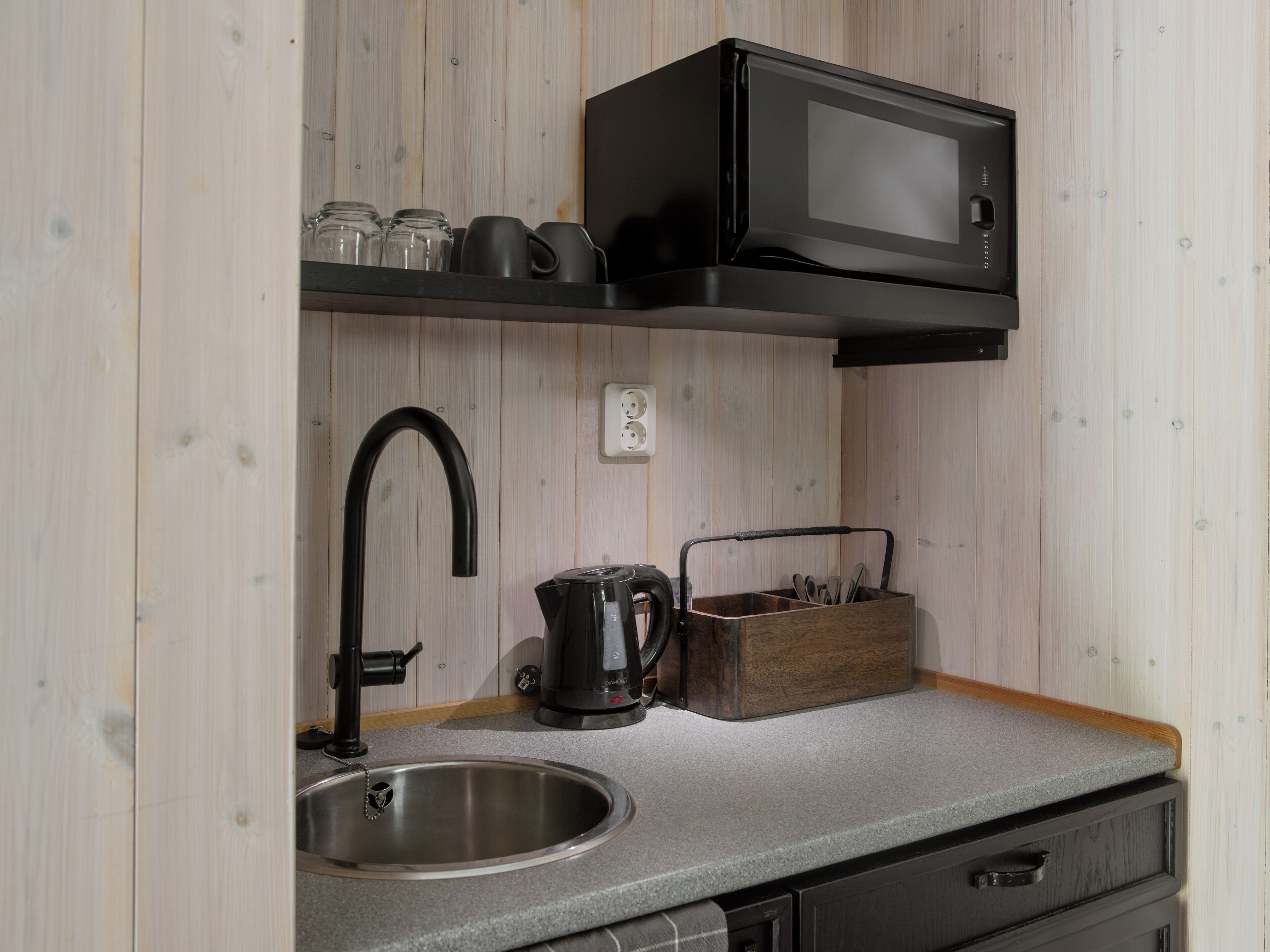 arctic chalet | living area