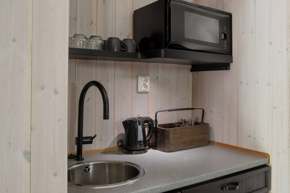 arctic chalet | living area