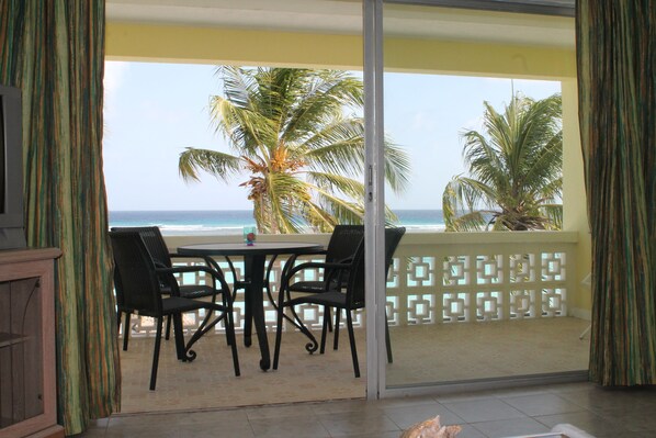 Apartment, 1 Bedroom, Beach View (Elevated) | Terrace/patio
