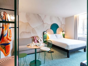 Comfort-rum - 1 queensize-säng med bäddsoffa | Ljudisolering, strykjärn/strykbräda, gratis barnsängar och gratis wi-fi