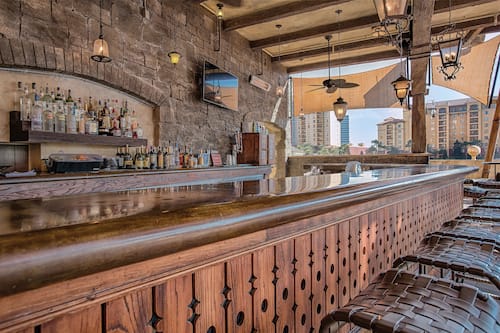 Poolside bar