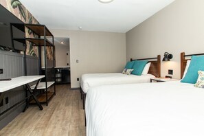 Desk, iron/ironing board, free WiFi, bed sheets