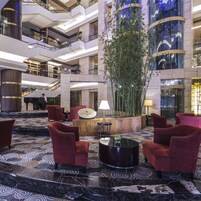 Sala de estar en el lobby
