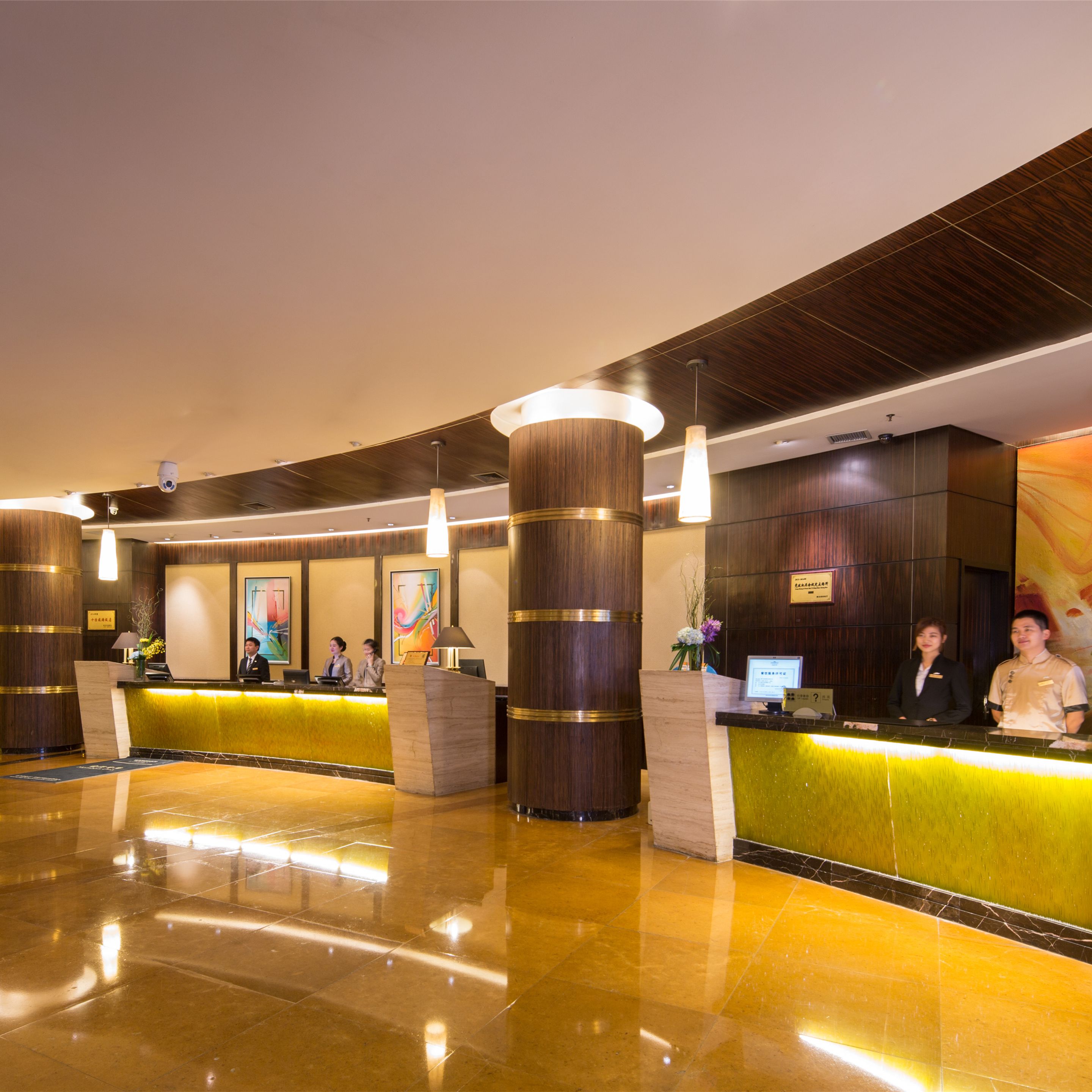 check-in/check-out kiosk