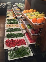 Daily buffet breakfast for a fee
