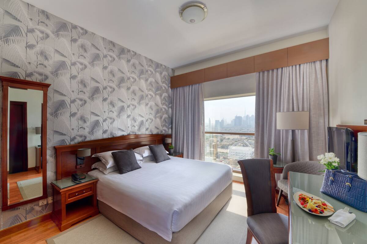 Economy Double or Twin Room | Peralatan tempat tidur premium, gebar bulu kapas, bar mini 