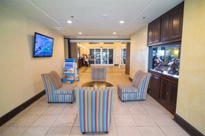 Sala de estar en el lobby