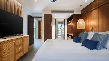 Suite presidencial | Ropa de cama de alta calidad, minibar, caja fuerte y escritorio