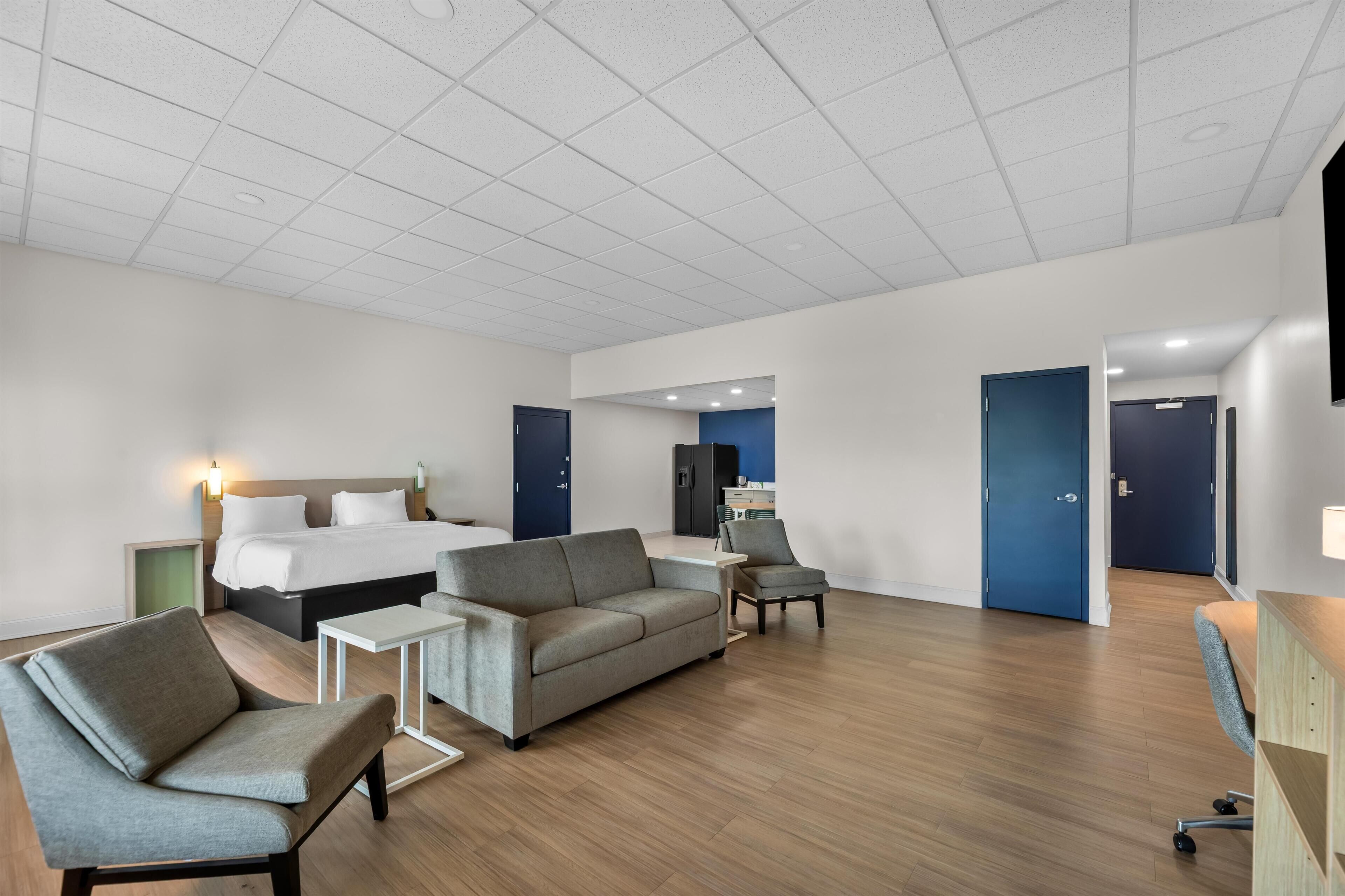 Studio, 1 kingsize-seng med sovesofa