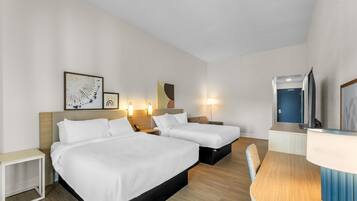 Room, Multiple Beds | Premium bedding, pillow-top beds, desk, iron/ironing board
