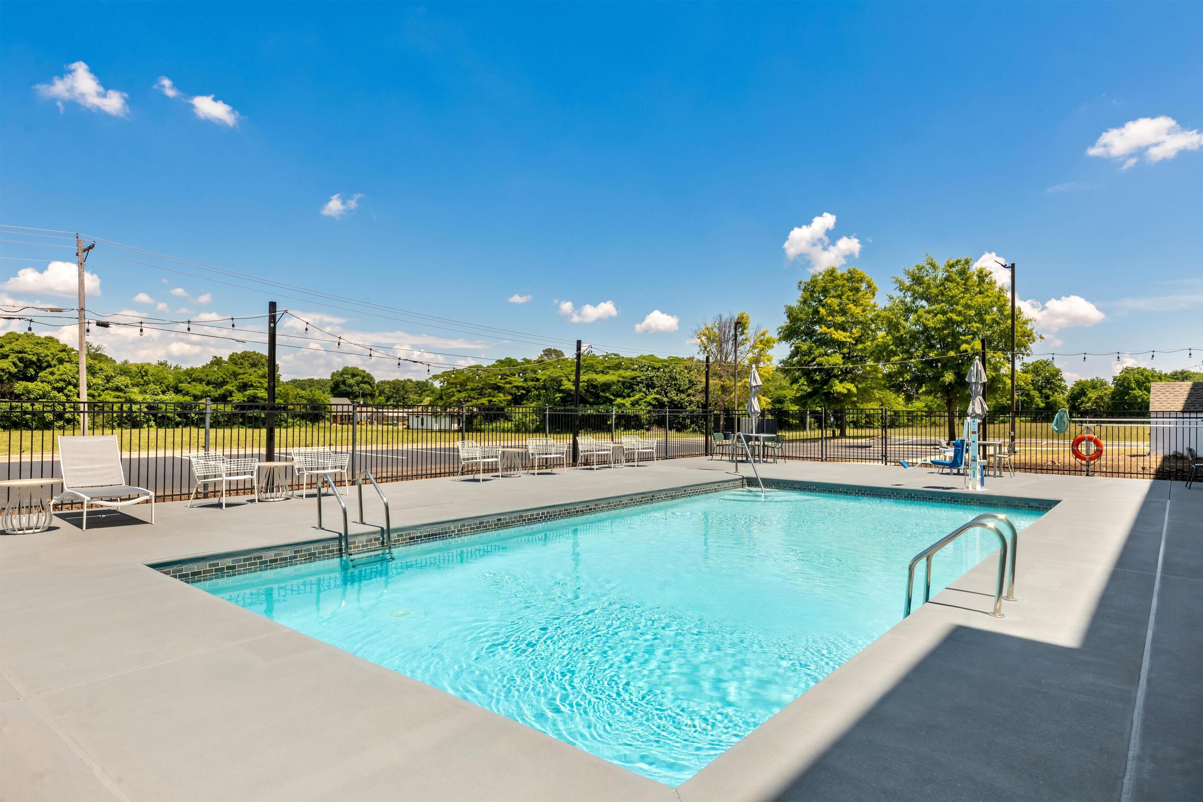 Seasonal outdoor pool