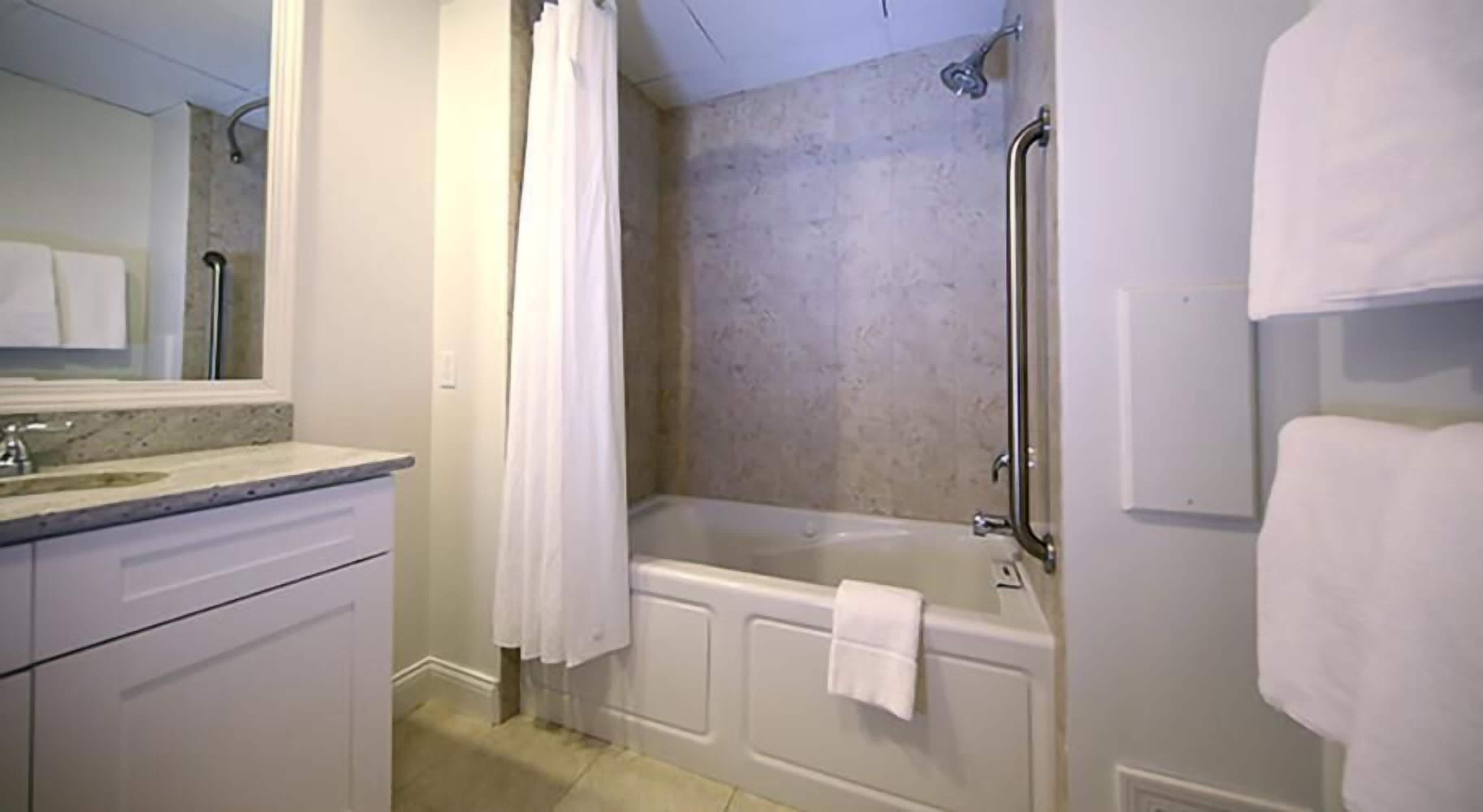 family suite | bathroom | free toiletries, hair dryer, towels