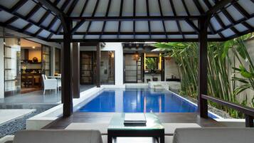 Deluxe-villa - 1 soveværelse - privat pool | Udendørsområde