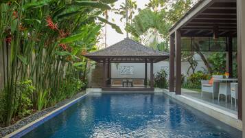 Deluxe-villa - 1 soveværelse - privat pool | Udsigt fra værelset