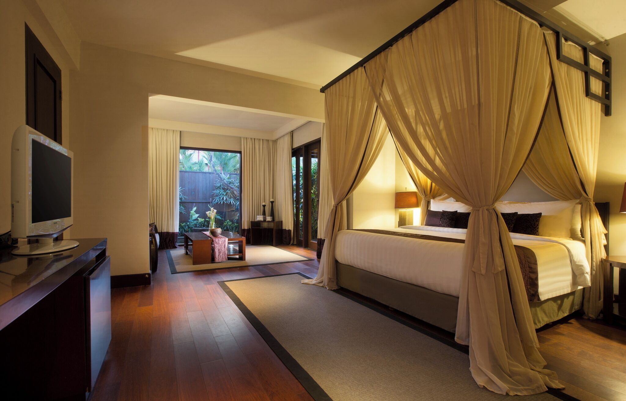 Pillow-top beds, minibar, in-room safe, desk