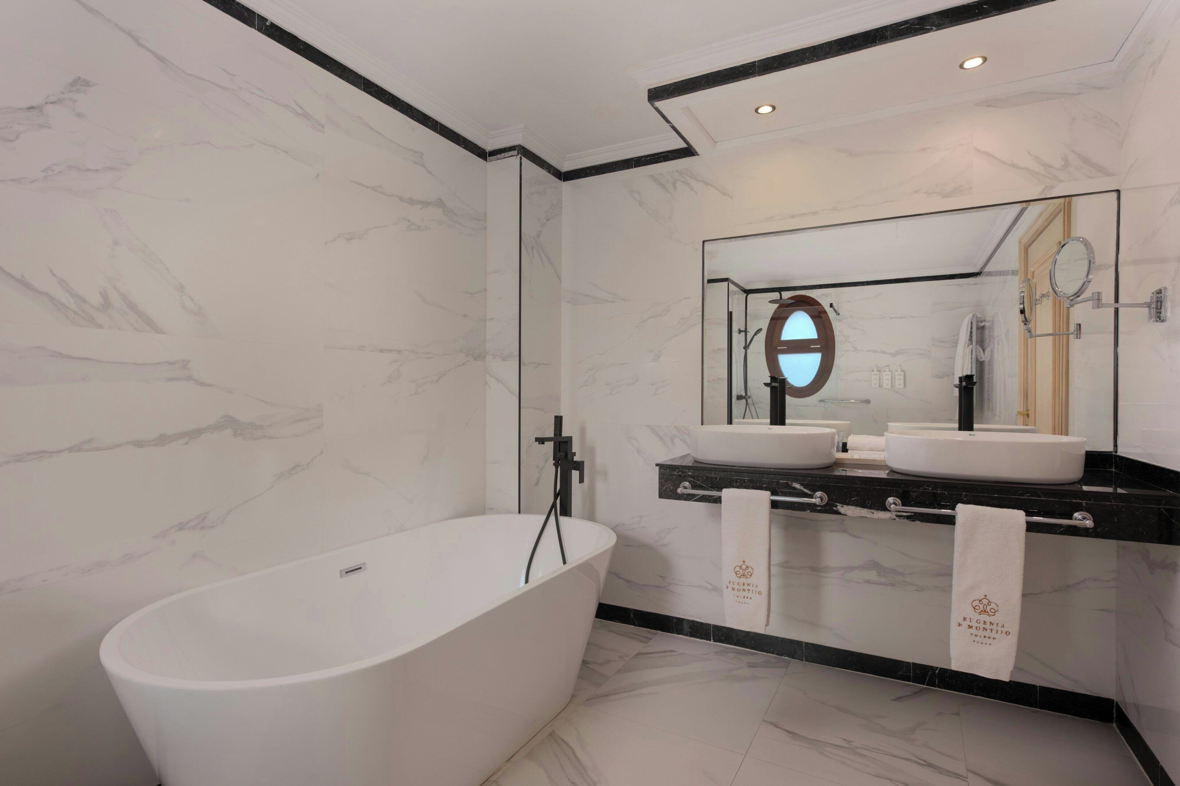 free toiletries, hair dryer, bathrobes, slippers