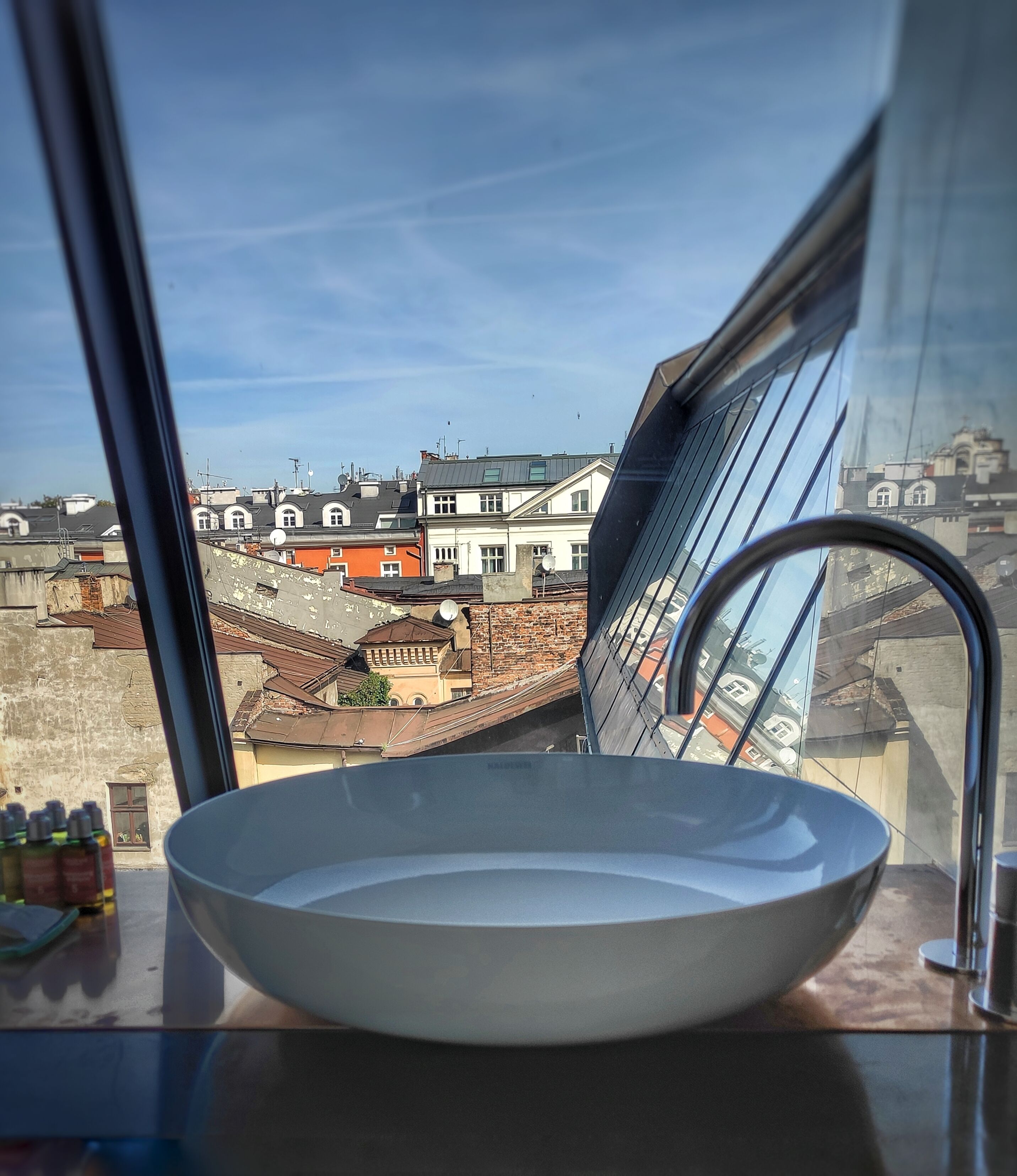 Suite | Bathroom | Designer toiletries, hair dryer, bathrobes, slippers