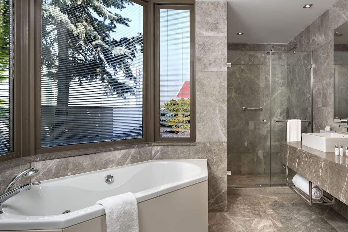 suite deluxe | premium bedding, minibar, in-room safe, desk