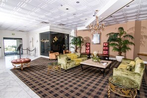 Sitteområde i lobbyen