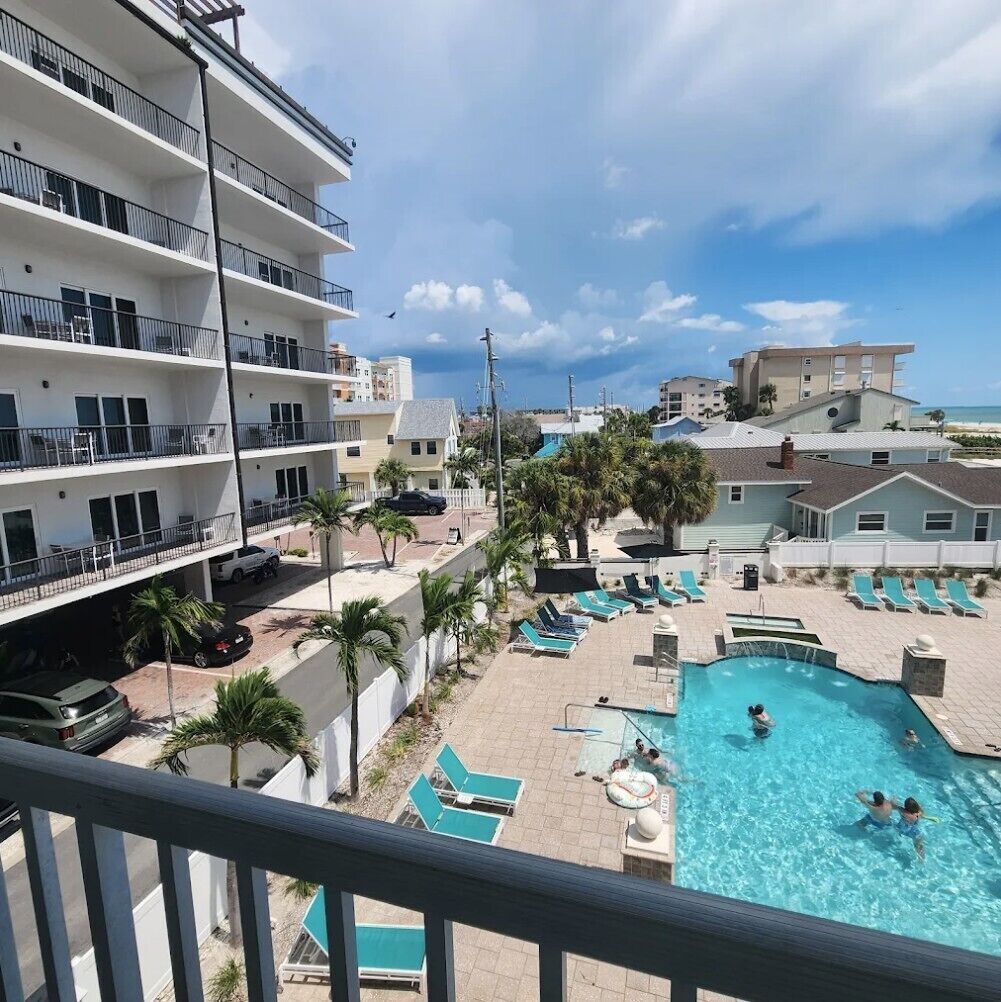 Studio, One King and One Sofa Bed, Pool View (Tropical Poolside Studio) | View from room
