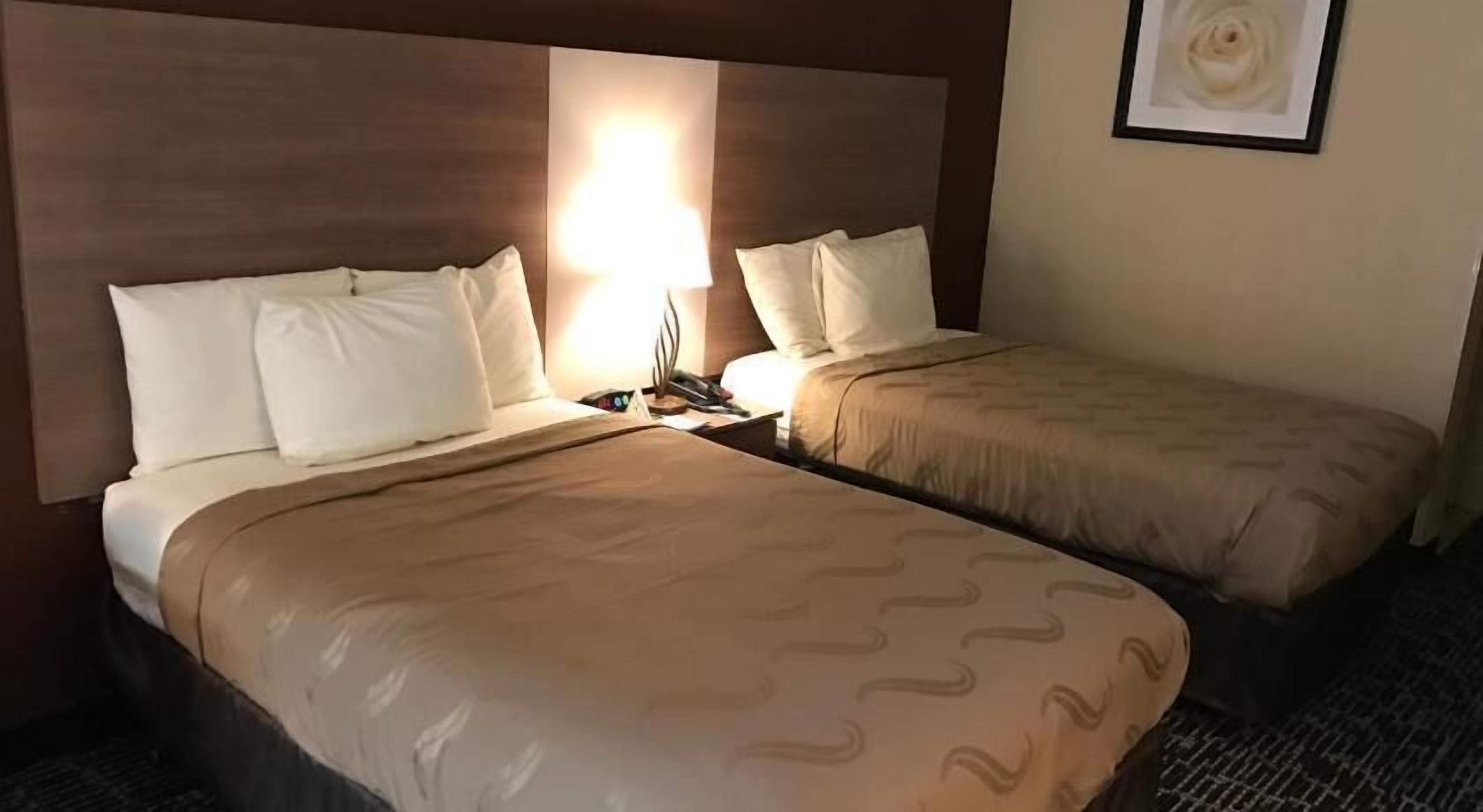 Desk, laptop workspace, iron/ironing board, rollaway beds