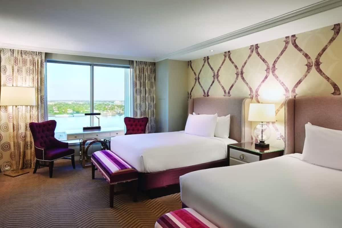 Pillow-top beds, in-room safe, desk, laptop workspace