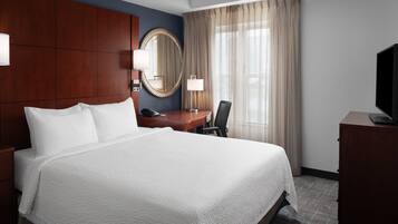 Pillow-top beds, in-room safe, desk, blackout curtains
