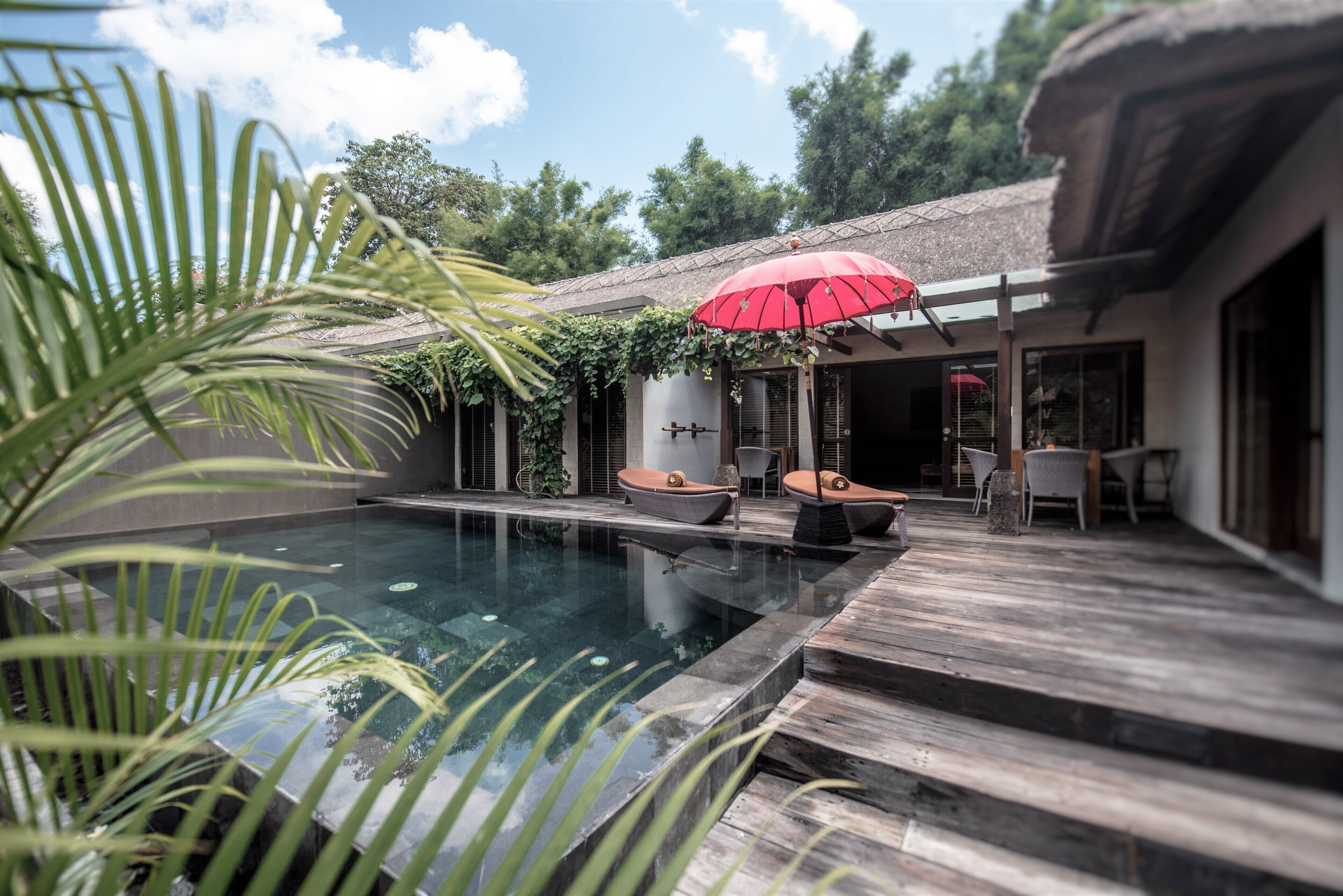 Luksusvilla, adgang til basseng (Luxury III) | Terrasse/patio