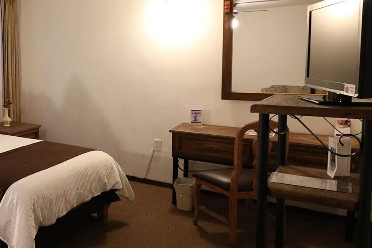 Desk, blackout curtains, iron/ironing board, free WiFi