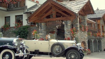 Fachada de la propiedad