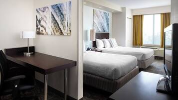 Suite, 2 camas matrimoniales | Ropa de cama de alta calidad, edredón y camas con pillow-top