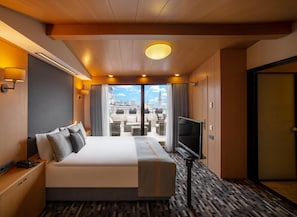 ペントハウス シービュー | エジプト綿のシーツ、高級寝具、ミニバー、セーフティボックス (室内)