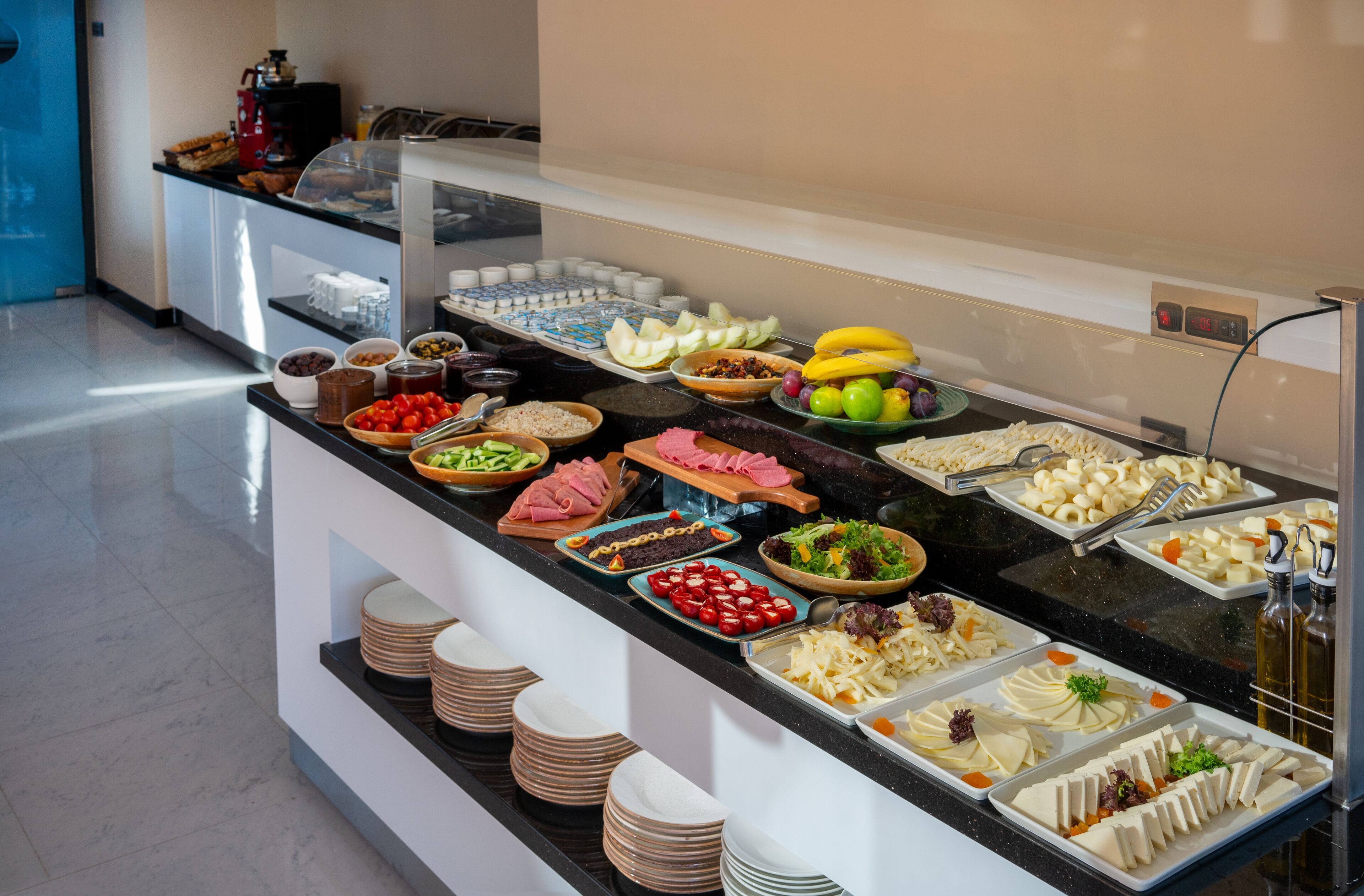 daily buffet breakfast (eur 12 per person)