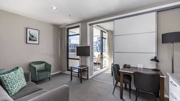 Apartment, 1 Bedroom | Living area