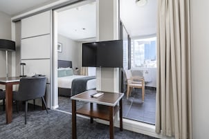 Apartment, 1 Bedroom | Living area | 32-inch Smart TV with digital channels, TV