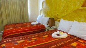 Standard Quadruple Room, 2 Double Beds | In-room safe, free WiFi