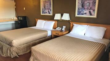 Desk, blackout drapes, free WiFi