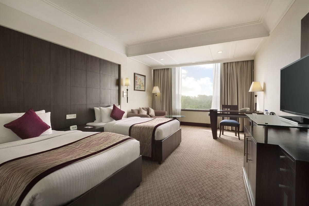 Premium Room, 2 Single Beds, Non Smoking | Minibar, in-room safe, desk, blackout curtains