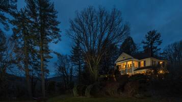 Front of property – evening/night