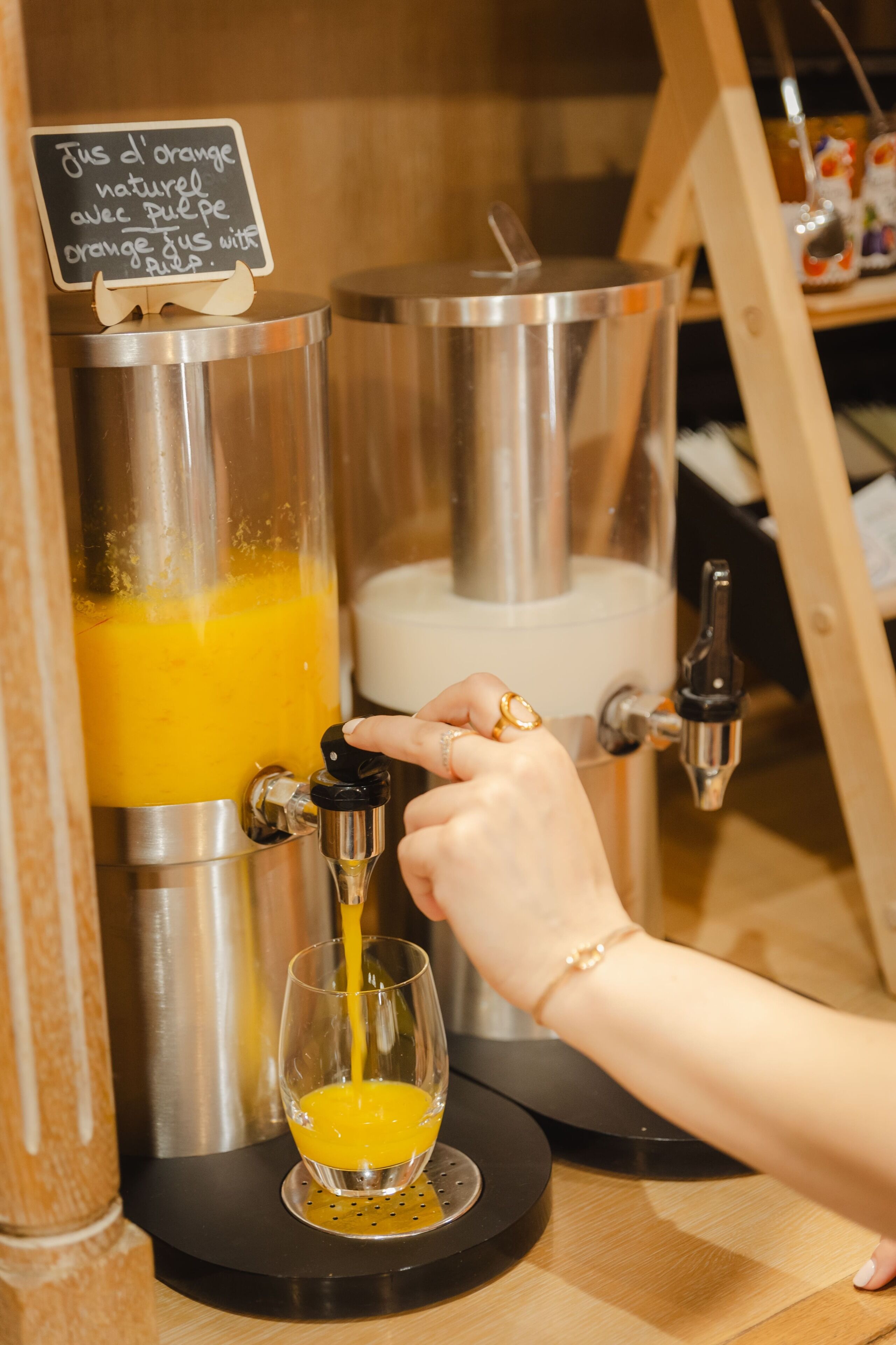 daily buffet breakfast (eur 14 per person)