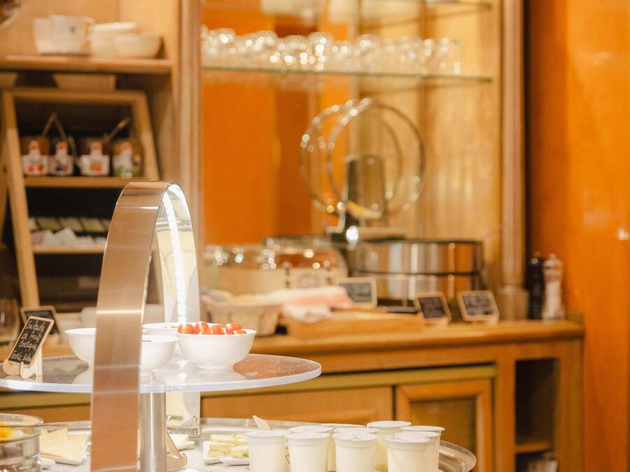 Daily buffet breakfast (EUR 14 per person)