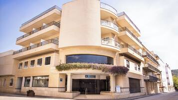 Voorkant van accommodatie