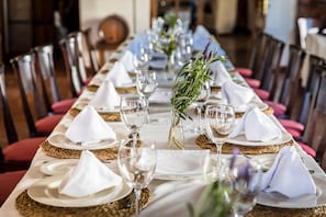 Breakfast and dinner served, Mediterranean cuisine