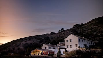 Front of property – evening/night