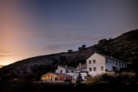 Front of property - evening/night