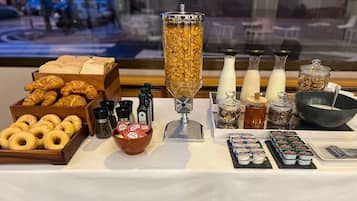 Daily buffet breakfast (EUR 7 per person)