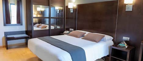 Premium Double Room | In-room safe, desk, laptop workspace, blackout drapes