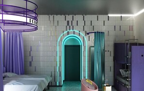 Minibar, in-room safe, desk, blackout drapes - Hotel Domus Romana (Rome)
