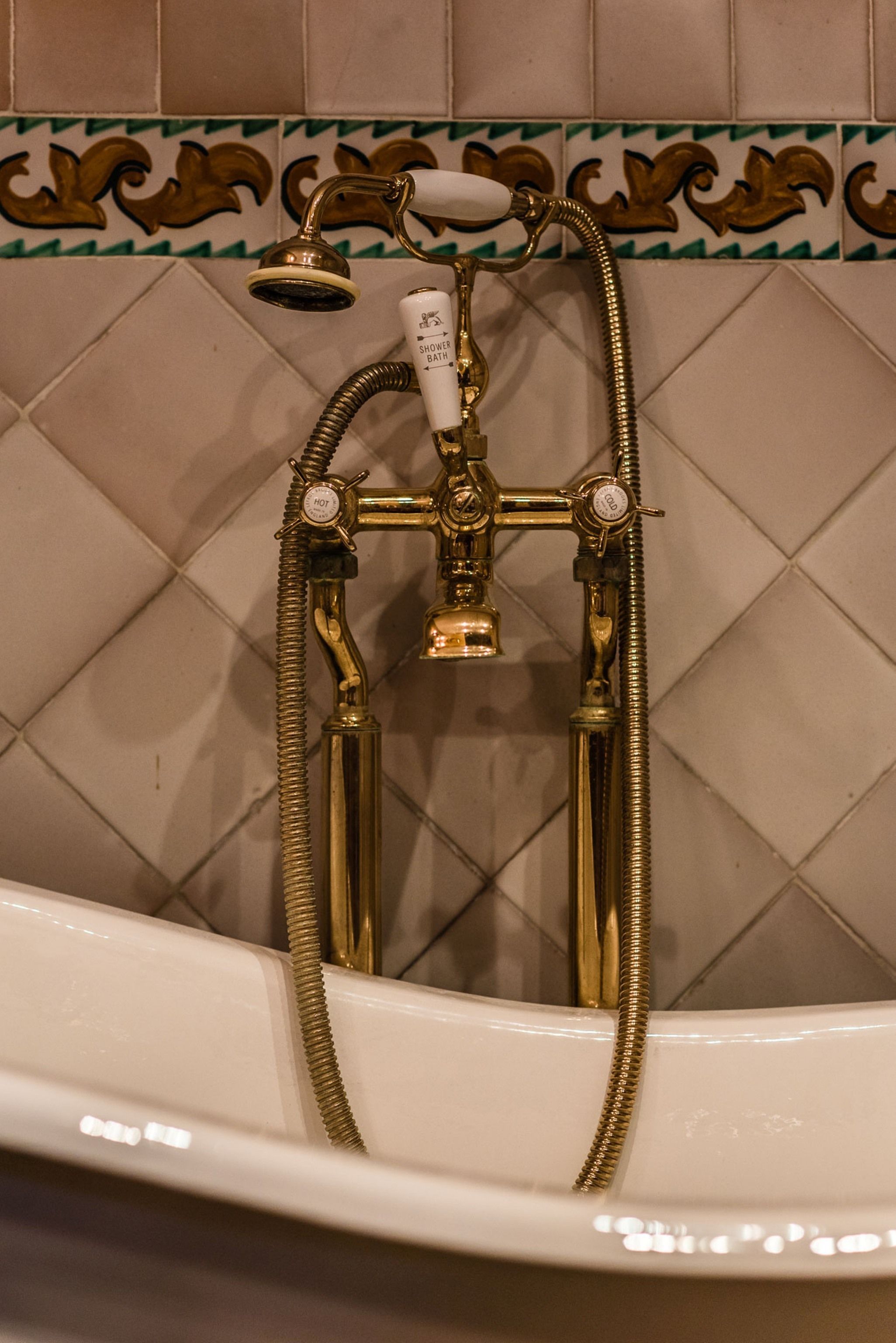 separate bathtub and shower, free toiletries, hair dryer, bathrobes