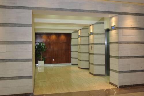 Interior entrance